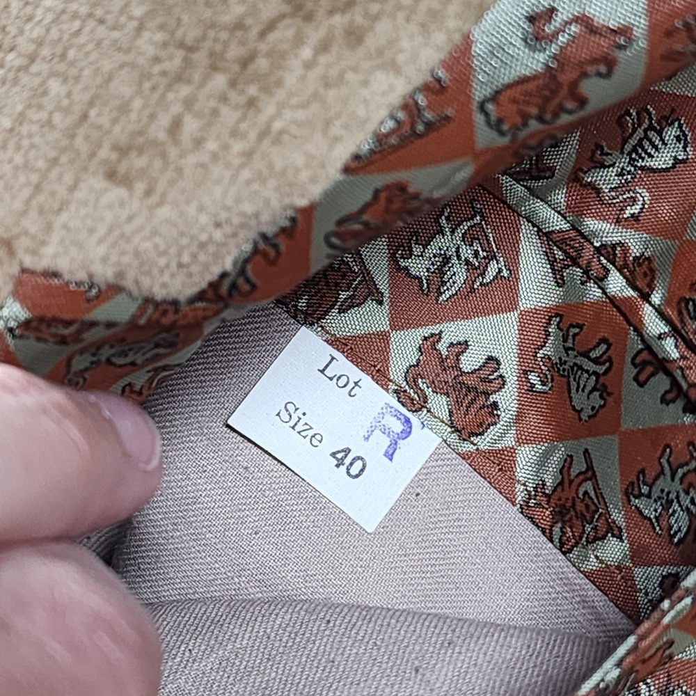 Vintage Towncraft Blazer 40R Tan Corduroy Sport Coat Suede Trim Western Jacket - Picture 6 of 15